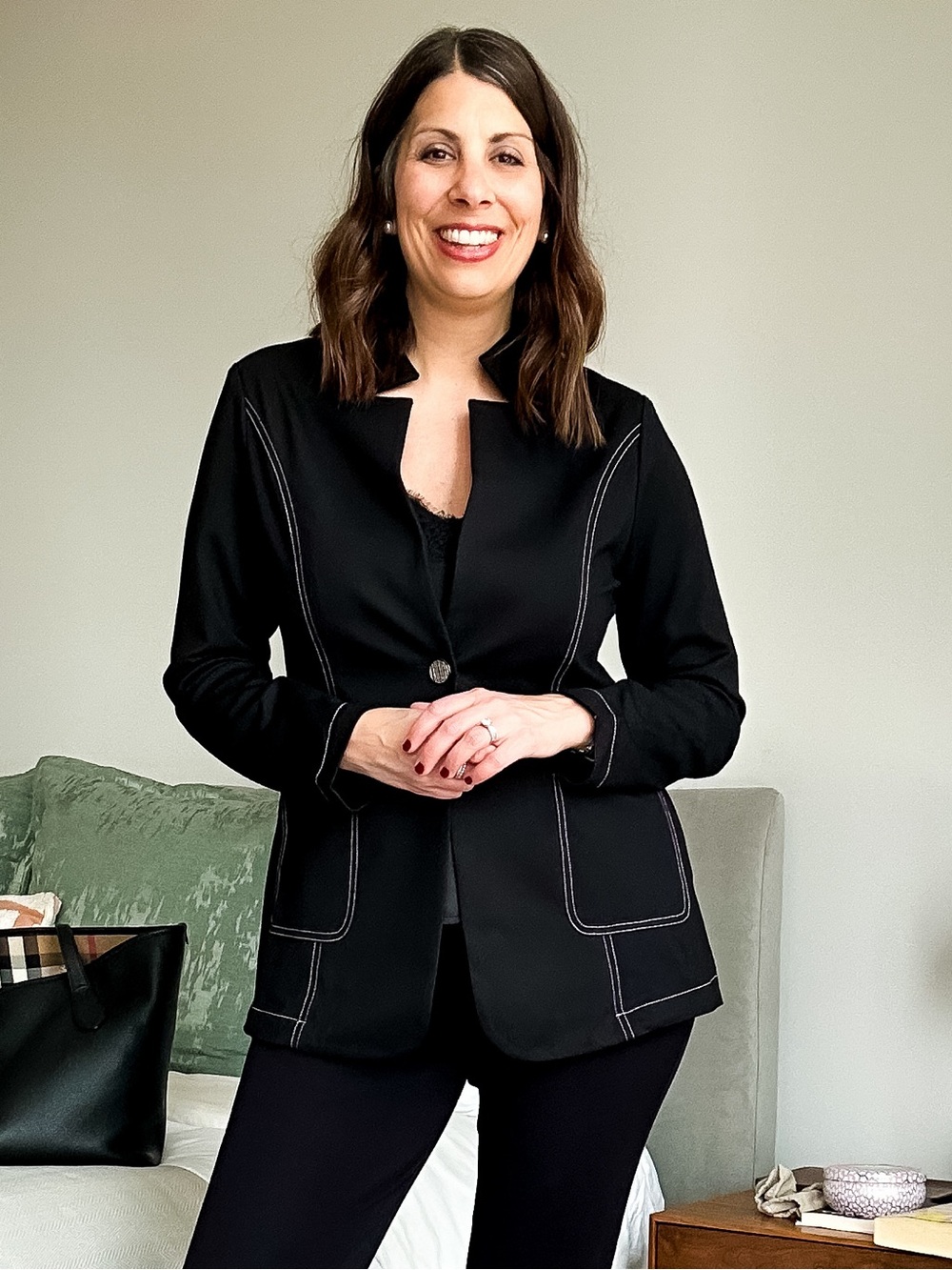 Misook Classic Black Women's Tailored Blazer